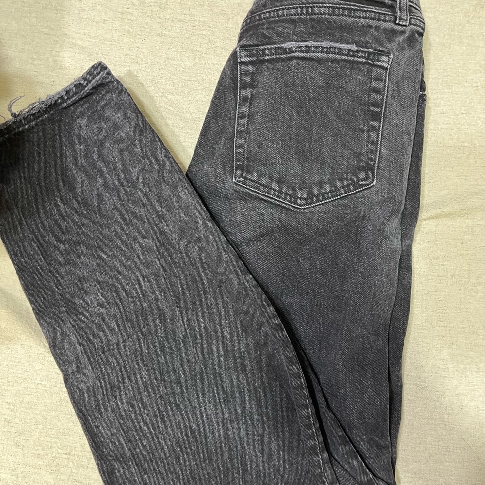 Abercrombie & Fitch Dark Gray High Rise Jeans